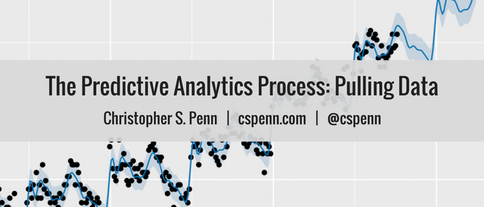 The Predictive Analytics Process- Pulling Data
