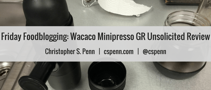 Friday Foodblogging_ Wacaco Minipresso GR Unsolicited Review