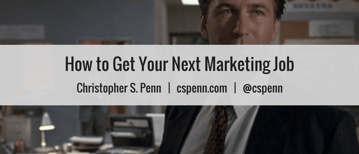 How to Get Your Next Marketing Job