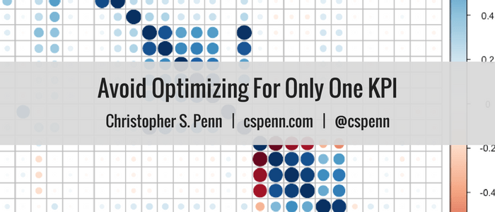 Avoid Optimizing For Only One KPI