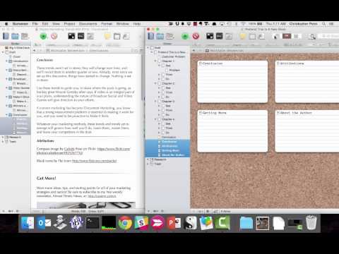 scrivener quick tour