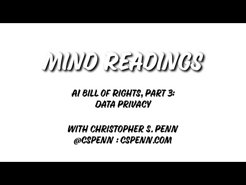 Mind Readings: AI Bill of Rights, Part 3: Data Privacy