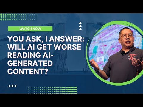 You Ask, I Answer: Will AI Get Worse Reading AI-Generated Content?