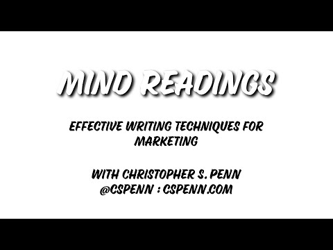 Mind Readings: Effective Writing Techniques for Marketing