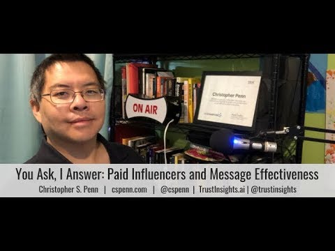 You Ask, I Answer: Paid Influencers and Message Effectiveness