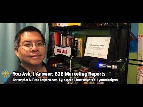 You Ask, I Answer: B2B Marketing Reports