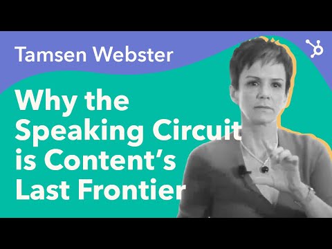 INBOUND 2016: Tamsen Webster &quot;Why the Speaking Circuit is Content's Last Frontier&quot;