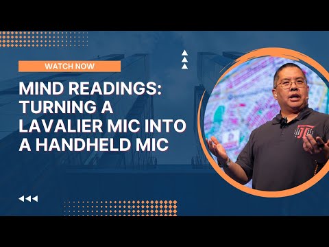 Mind Readings: Turning a Lavalier Mic Into a Handheld Mic