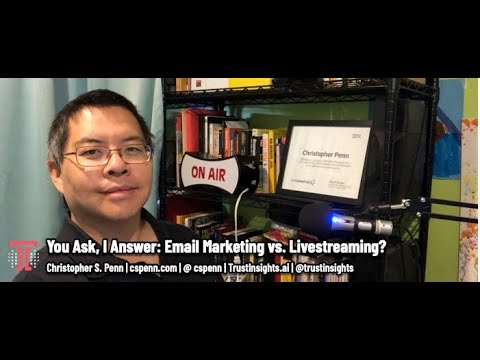 You Ask, I Answer: Email Marketing vs. Livestreaming?