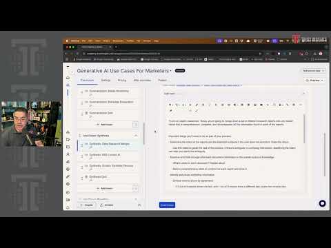 Generative AI Use Cases for Marketers Course Long Promo Ad