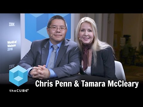 Chris Penn, SHIFT &amp; Tamara McCleary, Thulium.co - World of Watson 2016 - #ibmwow - #theCUBE