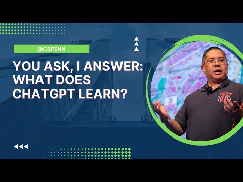 You Ask, I Answer: What Does ChatGPT Learn?