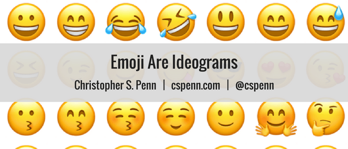 Emoji Are Ideograms
