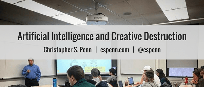 Artificial Intelligence and Creative Destruction
