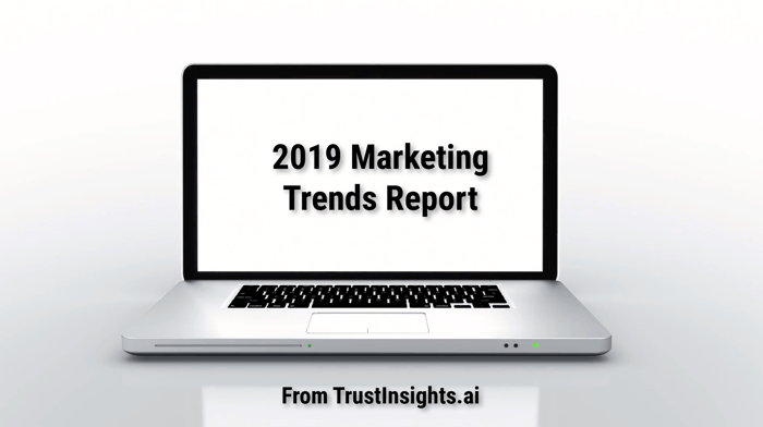 Trust Insights 2019 Marketing Trends Report