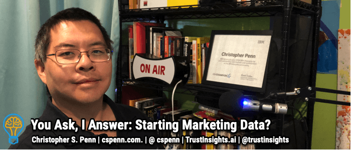 You Ask, I Answer: Starting Marketing Data?