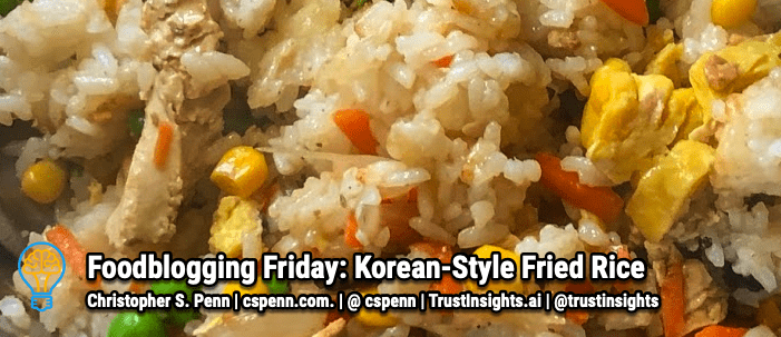 Foodblogging Friday: Korean-Style Fried Rice