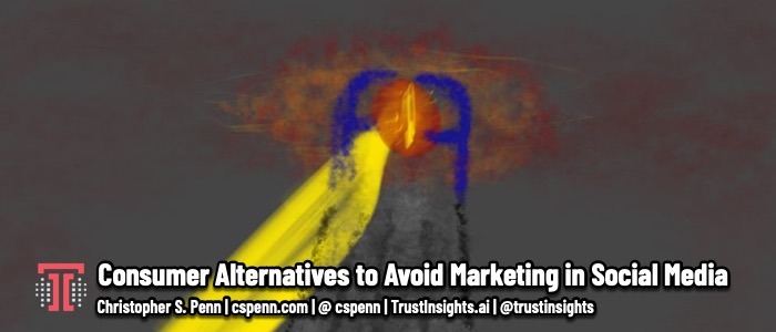 Consumer Alternatives to Avoid Marketing in Social Media