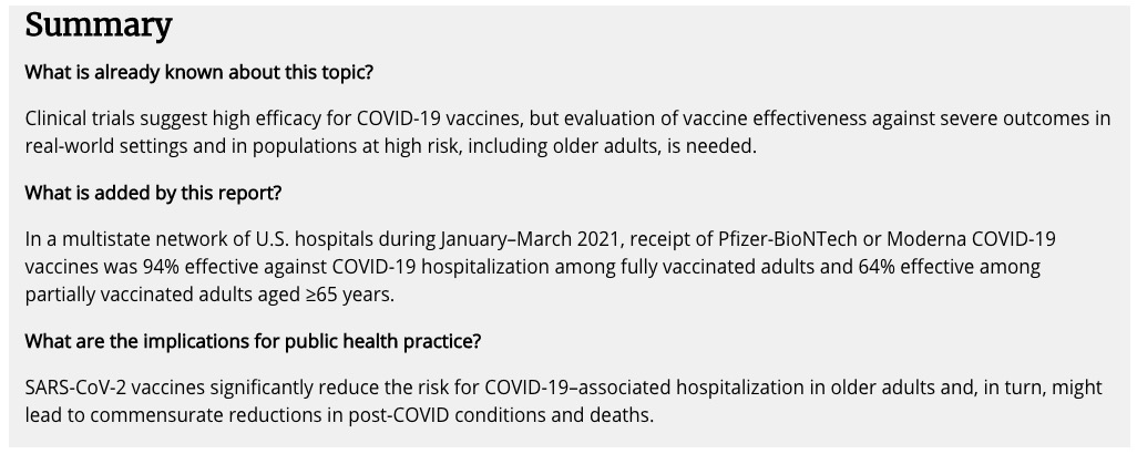 CDC Summary