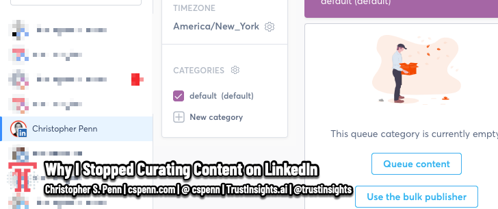 Why I Stopped Curating Content on LinkedIn