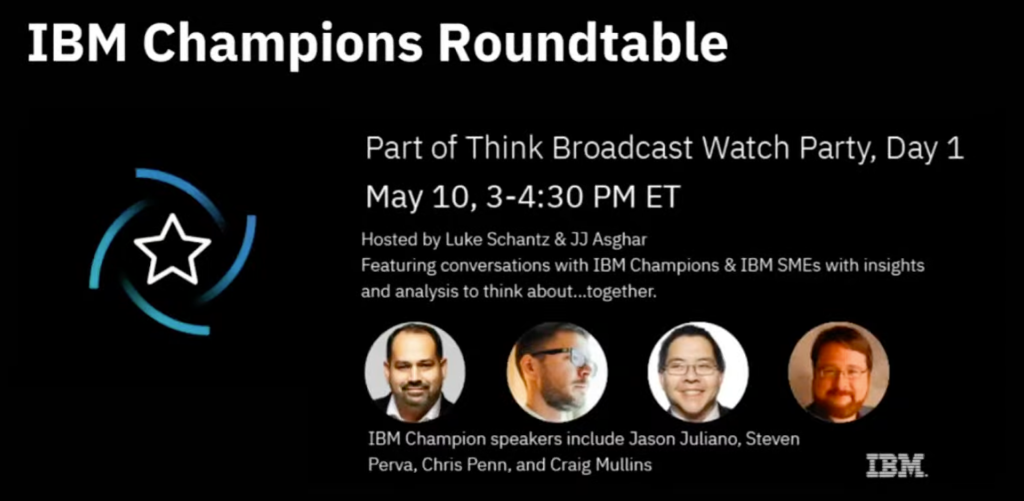 IBM Champions Roundtable