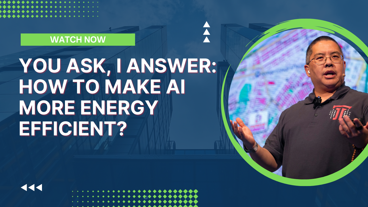 You Ask, I Answer: How to Make AI More Energy Efficient?